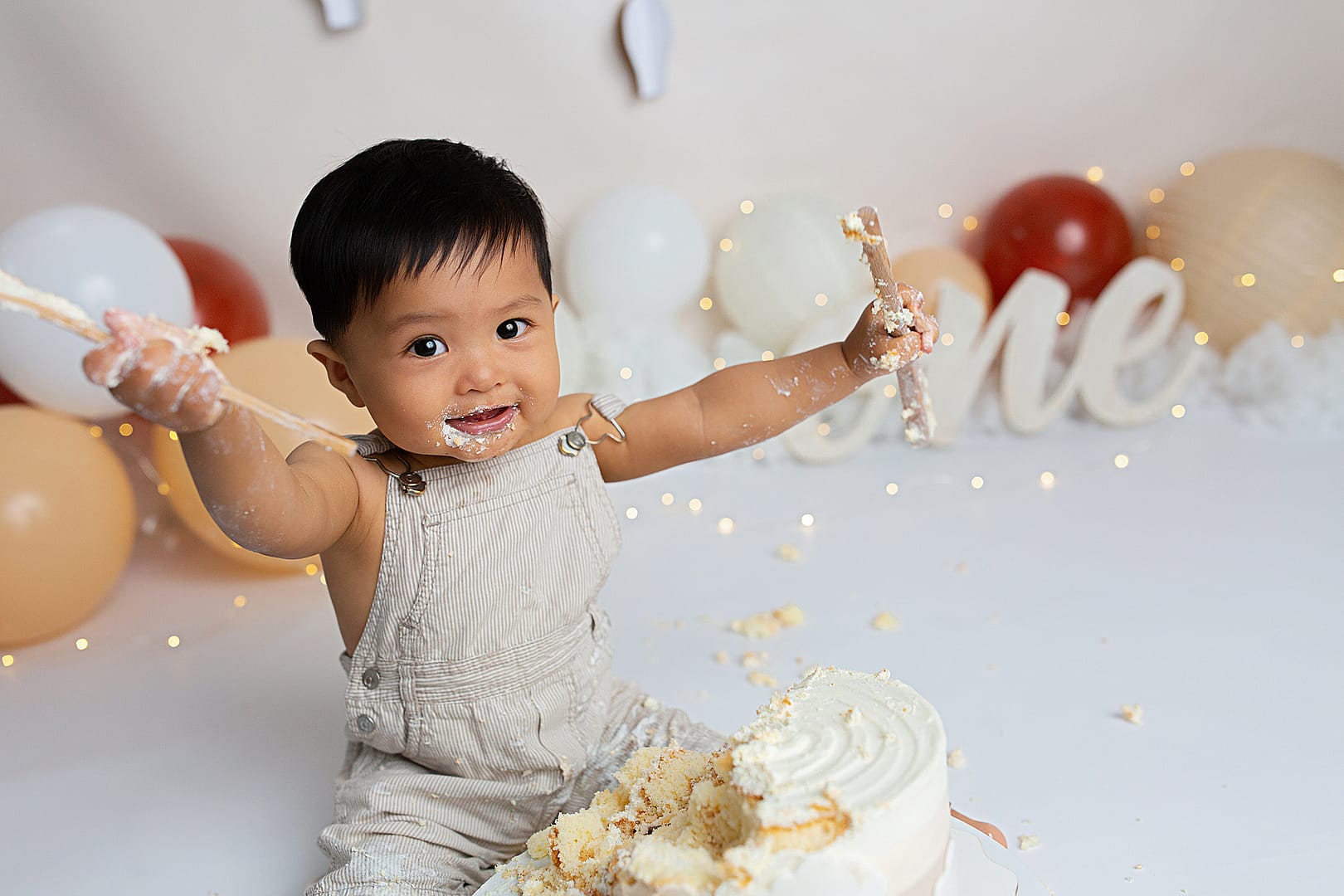 séance photo smash the cake